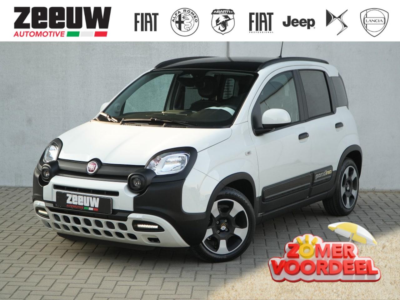 Fiat Panda - 1.0 Hybrid Pandina | Airco | Carplay | Cruise | PDC - AutoWereld.nl