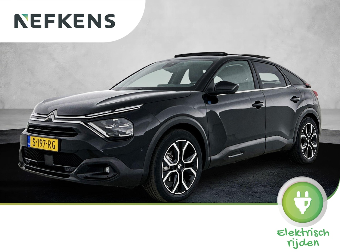 Citroën Ë-C4 - EV Shine Pack Business 50 kWh 136 pk | Navigatie | Elektrisch Glazen Panoramadak | Rondomz - AutoWereld.nl