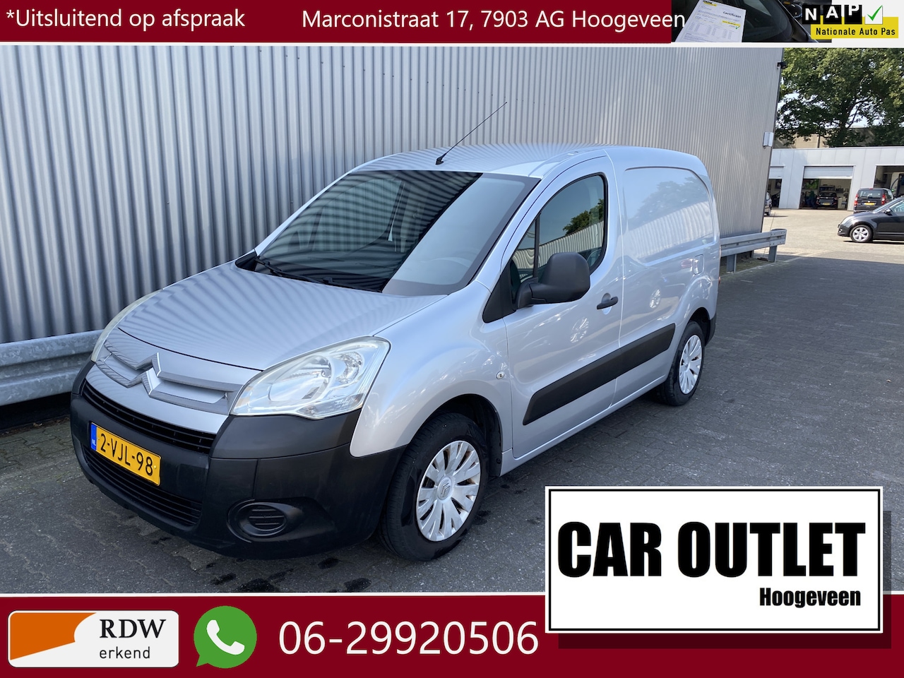 Citroën Berlingo - 1.6 HDI 500 Comfort met Trekhaak & Nieuwe APK MARGE – Inruil Mogelijk – - AutoWereld.nl