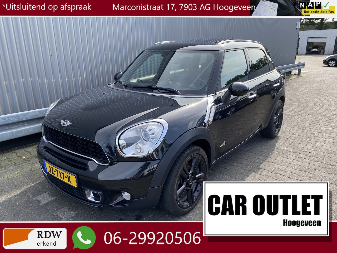 MINI Countryman - Mini 1.6 Cooper S ALL4 Chili Leer, Clima, Navi, Pano, CC, PDC, LM, nw. APK – Inruil Mogeli - AutoWereld.nl
