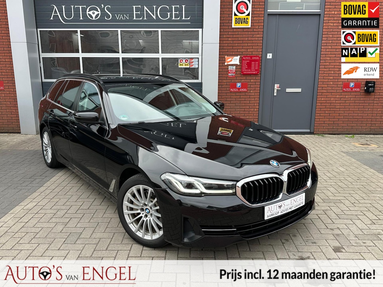 BMW 5-serie Touring - 530e Garantie/LED/Trekhaak/HUD/4zone/DrivingAssistent/Hifi/Camera - AutoWereld.nl