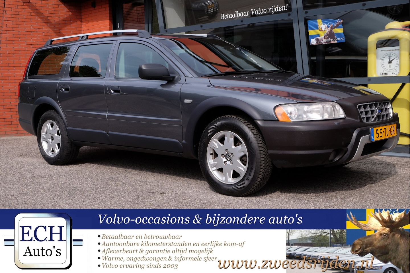 Volvo XC70 - 2.5T 210 pk AWD AUT. Leer, Trekhaak, Stoelverwarming - AutoWereld.nl