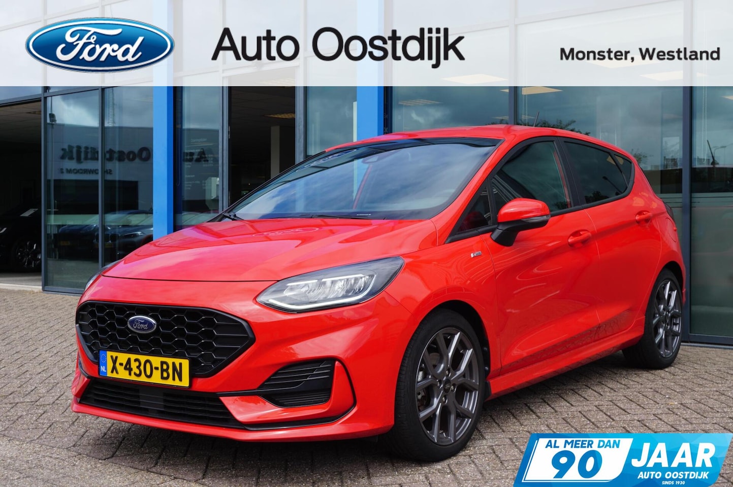 Ford Fiesta - 1.0 EcoBoost Hybrid ST-Line 125PK Carplay-Navi Climate Cruise Control Privacy Glass Parkee - AutoWereld.nl