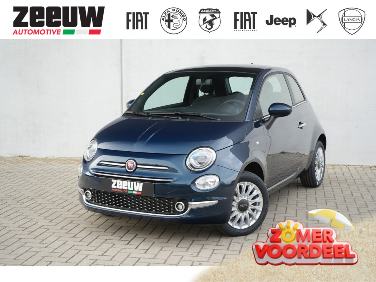 Fiat 500 - 1.0 Hybrid 70 PK Dolcevita | Navi | Carplay | Clima | Pano | 15" - AutoWereld.nl