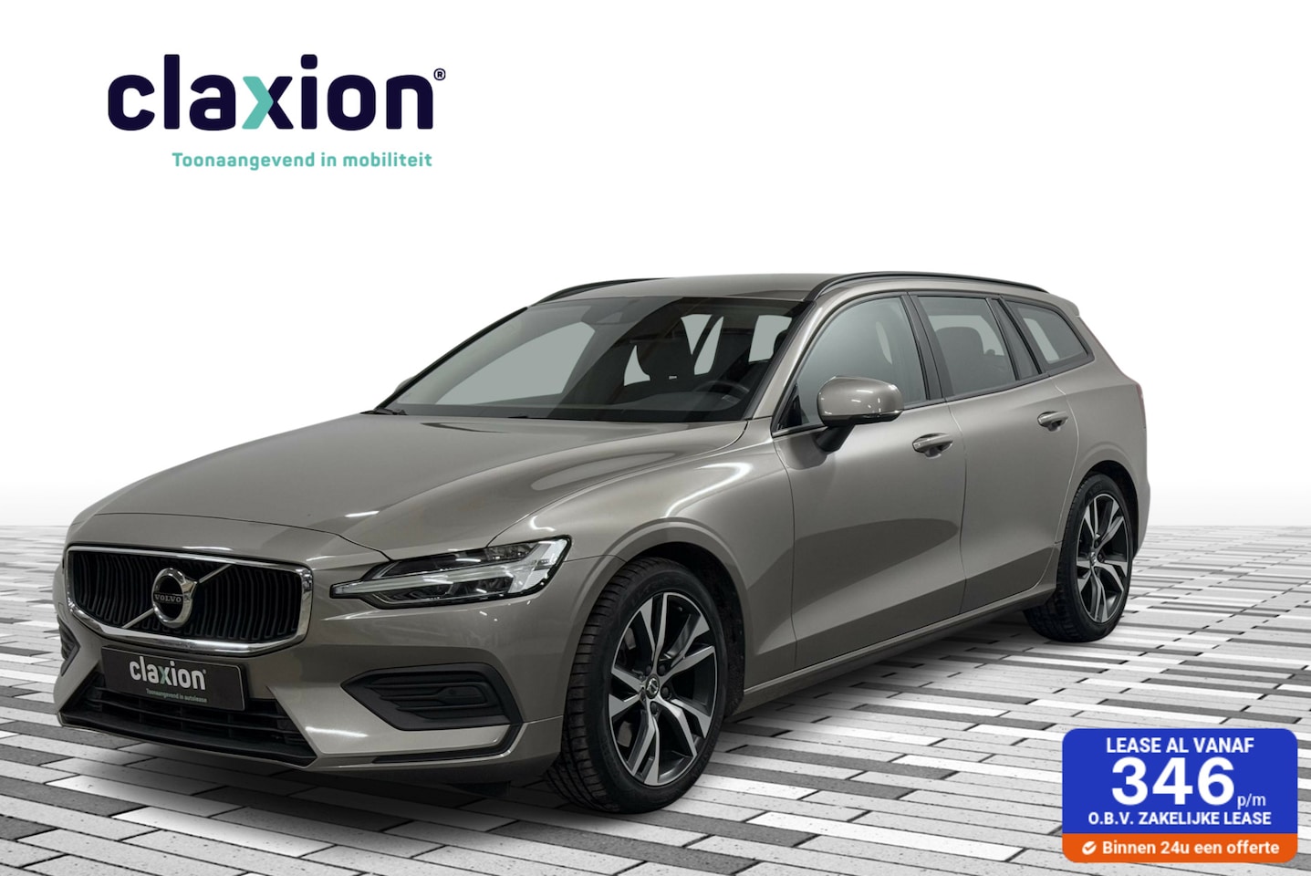 Volvo V60 - 2.0 Mild Hybrid ELEKTR. TREKHAAK - AutoWereld.nl