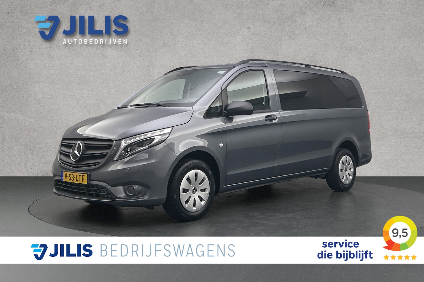 Mercedes-Benz Vito - 114 CDI Lang Dubbel Cabine | Led | Camera | Navigatie | Cruise control | Parkeersensoren - AutoWereld.nl