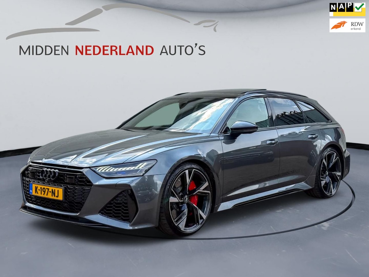 Audi A6 Avant - RS 6 TFSI quattro * DEALER ONDERHOUDEN * KERAMISCHE REMMEN * - AutoWereld.nl