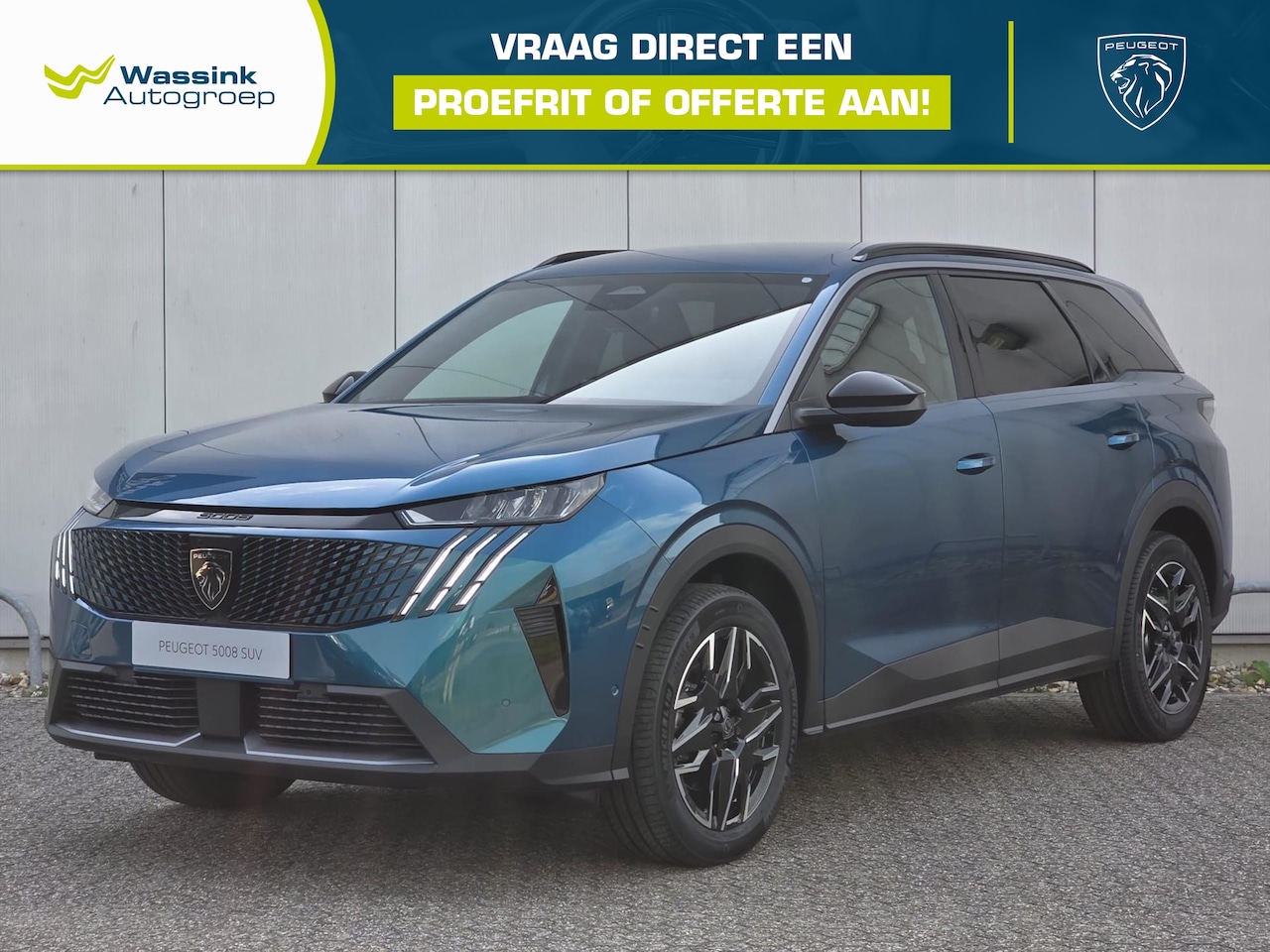 Peugeot 5008 - 136pk Hybrid Allure Automaat | Navigatie | Parkeercamera | Uit voorraad leverbaar - AutoWereld.nl