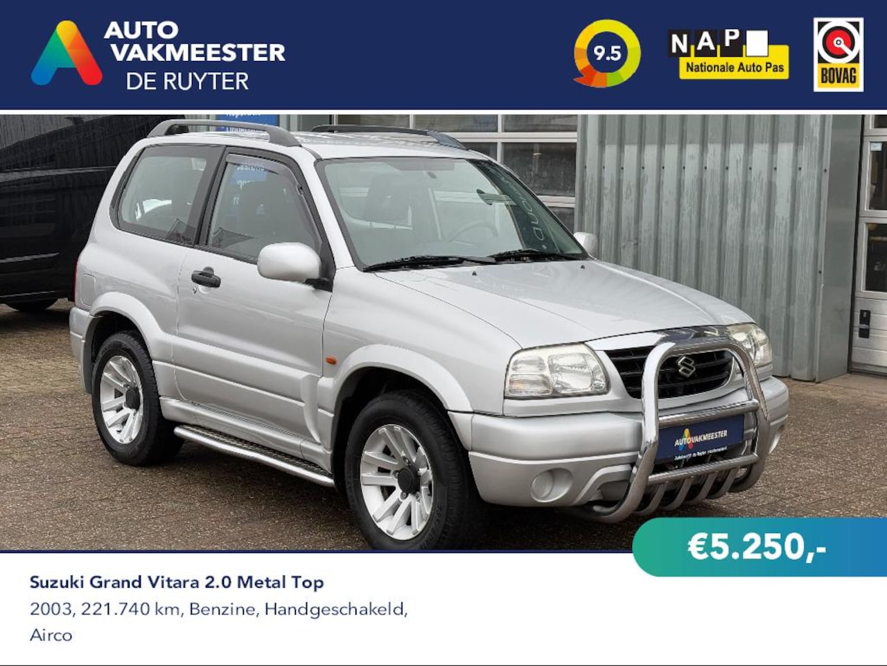 Suzuki Grand Vitara - 2.0 Metal Top 2.0 Metal Top - AutoWereld.nl