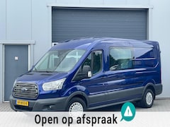 Ford Transit - 330 2.2 TDCI L3H2 DC | 6-zits | 1ste eig. | Airco | Camera | Trekhaak | Cruise control