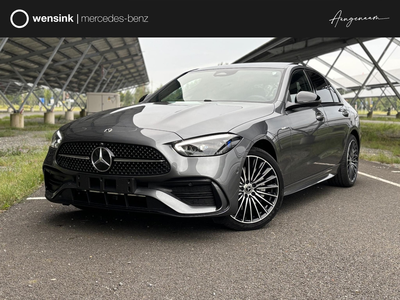 Mercedes-Benz C-klasse - 300 e Business Solution AMG | Night | Panoramadak | Digital light | 19" Multispaaks velgen - AutoWereld.nl