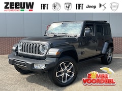 Jeep Wrangler Unlimited - 4xe 380 PK Sahara | Schuifdak | Leder | Camera | Navi | 20"