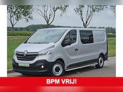 Renault Trafic - 2.0 dCi 145 T29 L2H1 DC Comfort Airco Automaat Navi Sidebars Euro6 145Pk NAP 1e Eigenaar