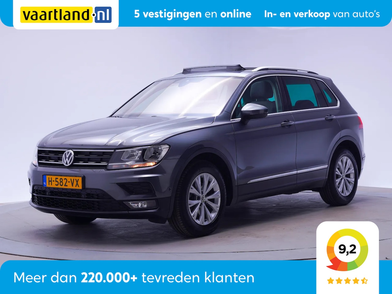 Volkswagen Tiguan - 1.5 TSI 150pk Comfortline Business Aut. [ Panorama Navi Adapt.cruise ] - AutoWereld.nl