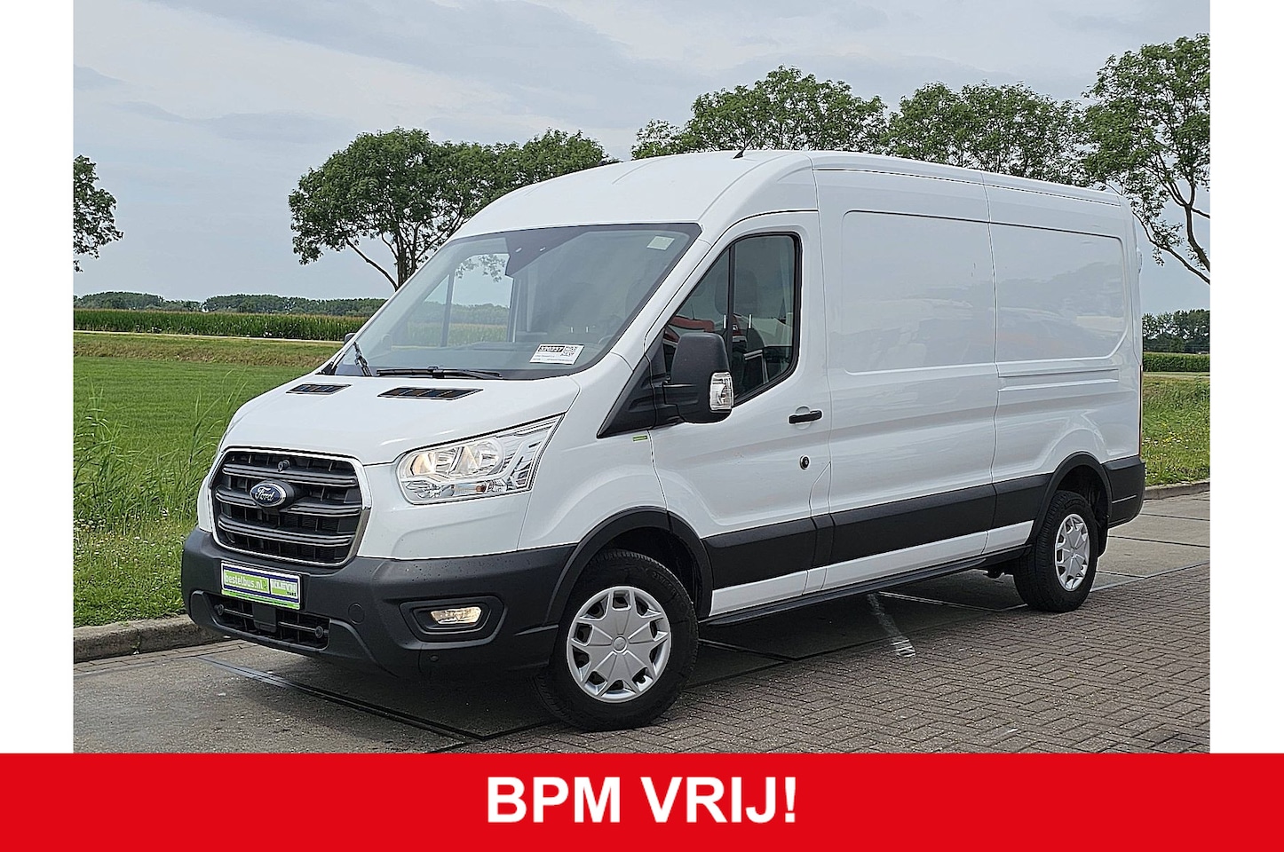 Ford Transit - 330 2.0 TDCI L3H2 Automaat Navi Airco Euro6 Camera Trekhaak 1e Eigenaar! - AutoWereld.nl