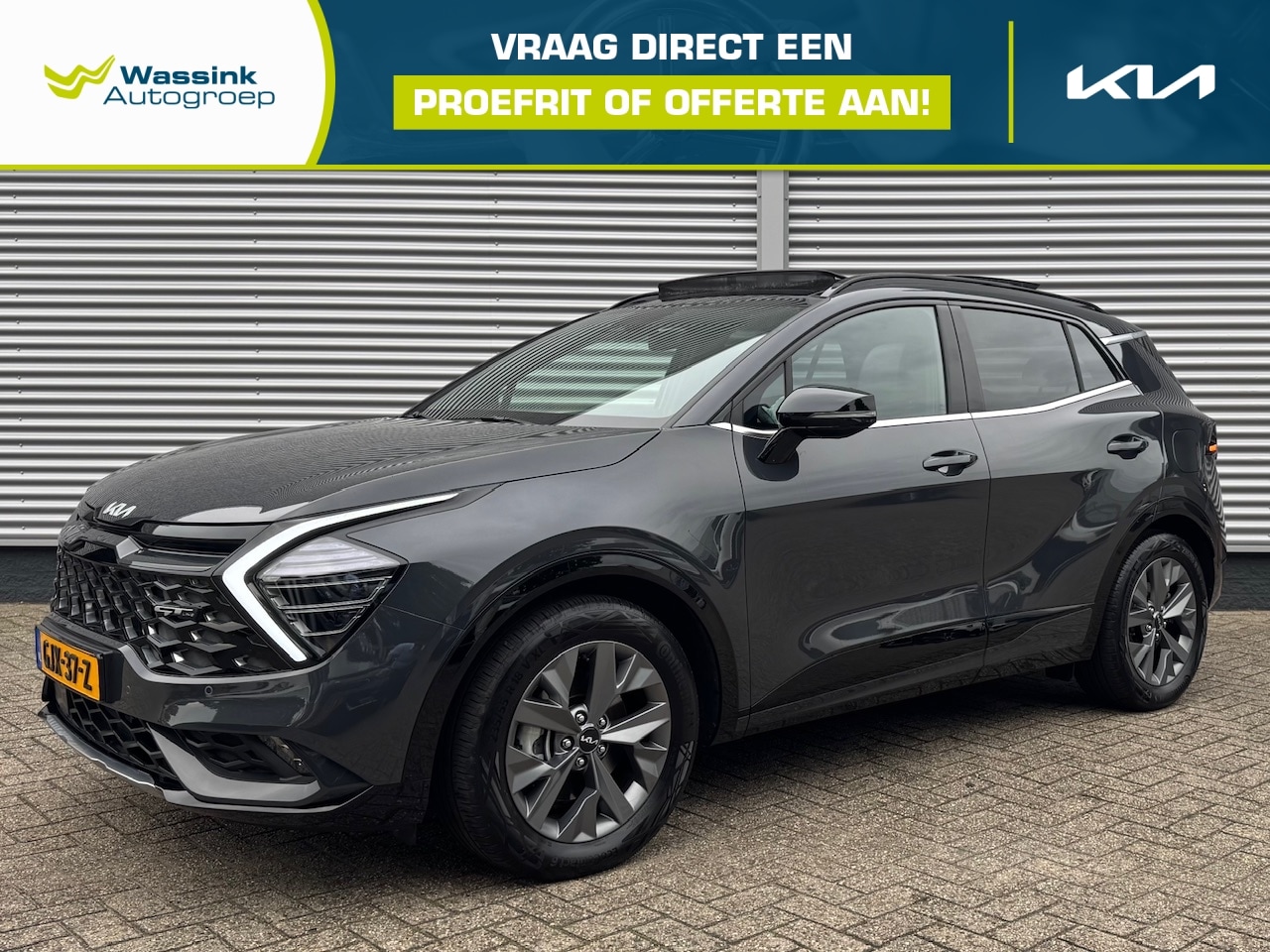 Kia Sportage - 1.6 T-GDi 230pk Hybrid AT6 GT-Line | Schuif/Kanteldak | Stoel/Stuurwielverwarming | Naviga - AutoWereld.nl
