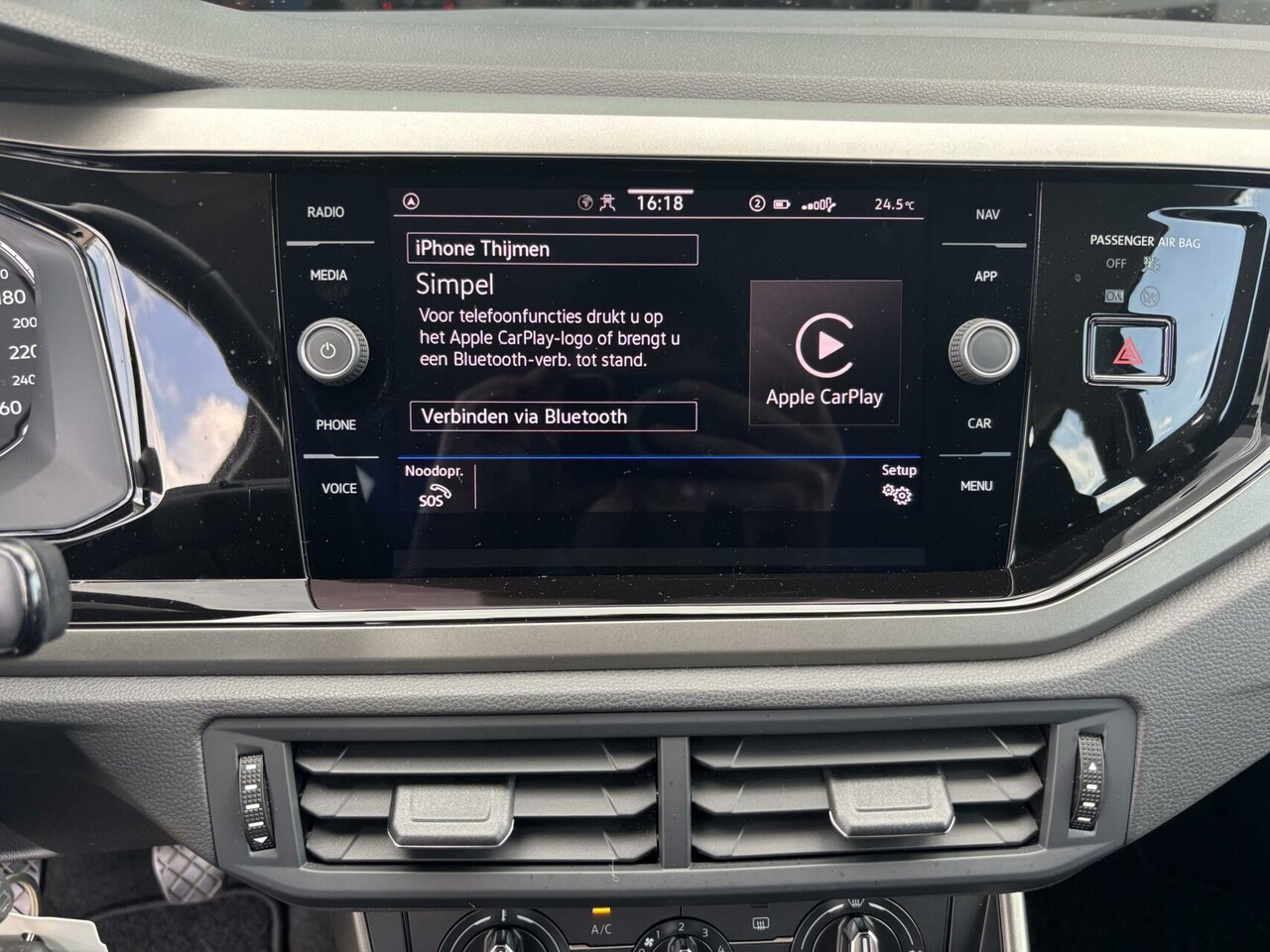 Volkswagen Polo - 1.0 TSI Comfortline Adap. cruise control/ AppleCarPlay/ AndroidAuto/ Airco!!