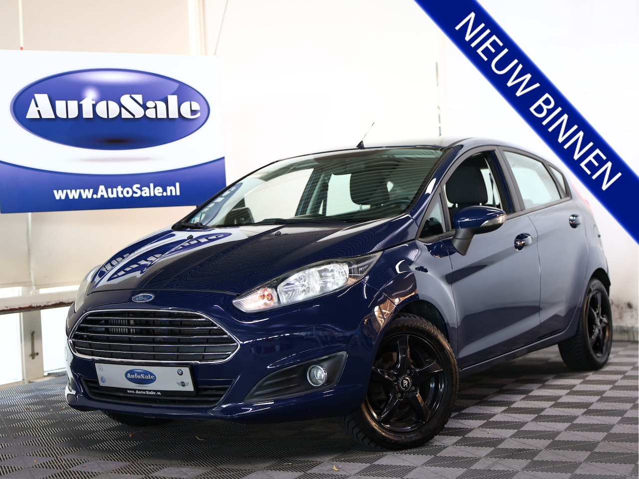 Ford Fiesta - 1.0 EcoBoost Titanium AUTOMAAT BT AIRCO LMV '14 - AutoWereld.nl