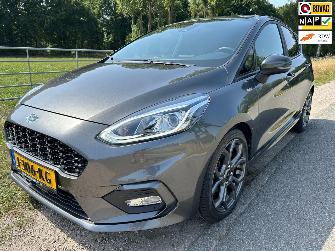 Ford Fiesta - 1.0 EcoBoost ST Line prachtige staat pas 39.000km - AutoWereld.nl