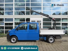Volkswagen Transporter - 2.0 TDI 75KW L2 DOKA + HIAB Dubbelcabine Comfort