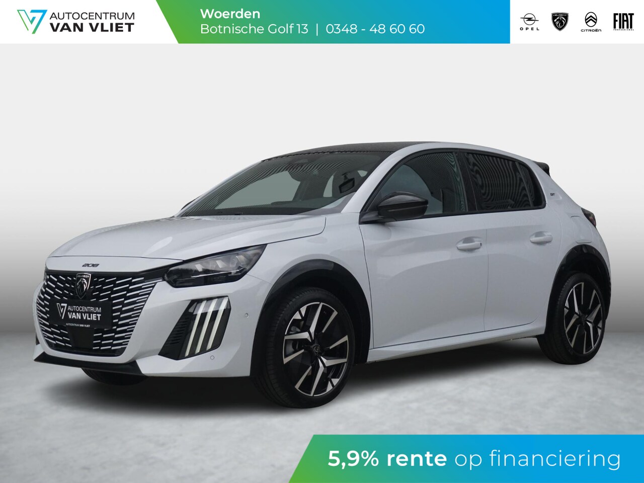 Peugeot 208 - 1.2 Hybrid 110 e-DCS6 GT Alcantara interieur - AutoWereld.nl