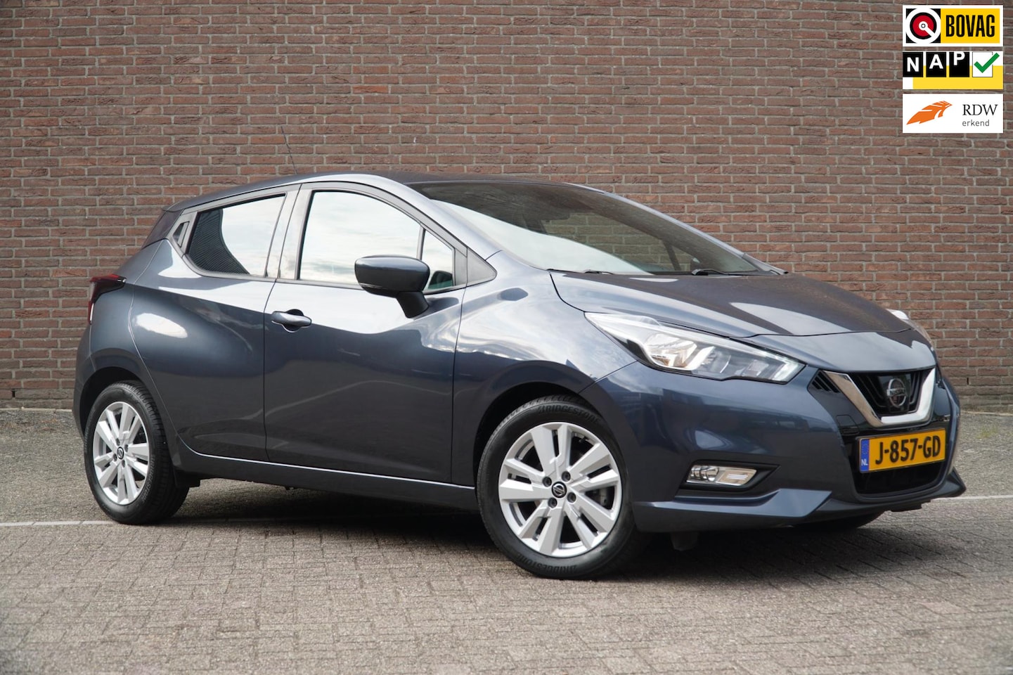 Nissan Micra - 1.0 IG-T N-Connecta 1.0 IG-T N-Connecta 101PK, Nav, Climat-en Cruisecontrol, Camera, Ned. Auto - AutoWereld.nl