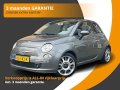 Fiat 500 C - 500c CABRIOLET 1.2 LOUNGE HALF LEER/NW. APK