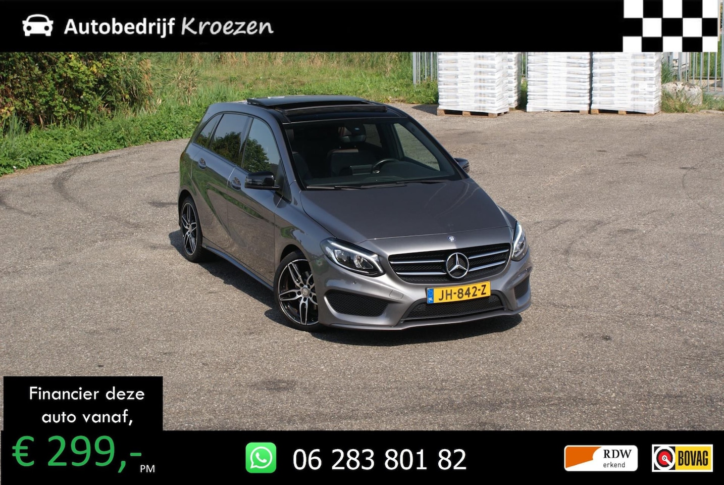 Mercedes-Benz B-klasse - 180 AMG Night Edition Plus |Pano|Org NL| Night pakket| - AutoWereld.nl