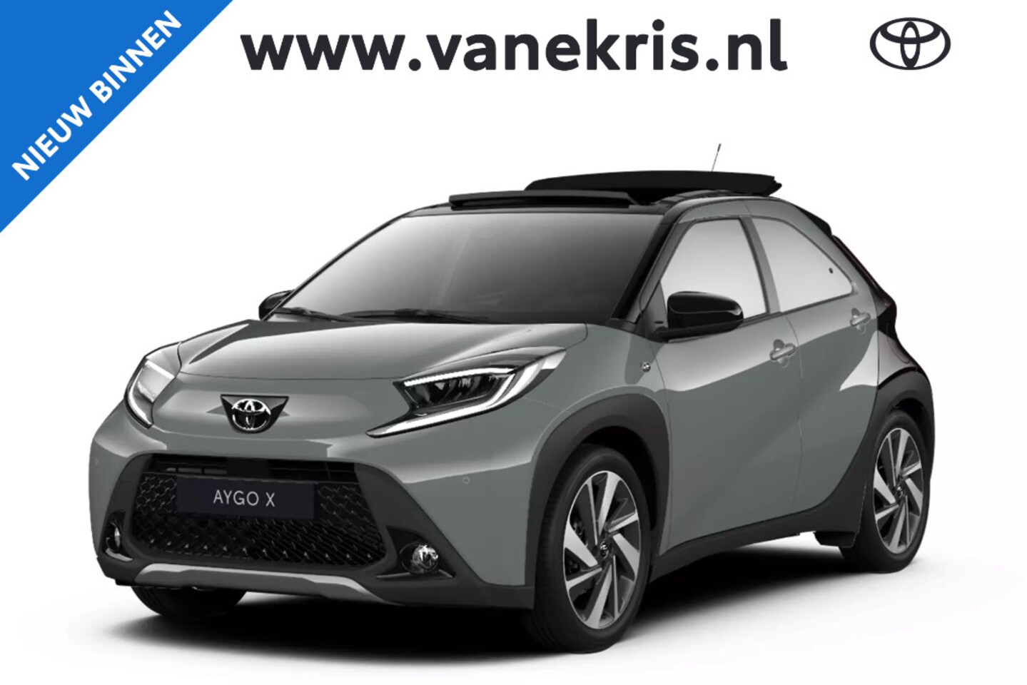 Toyota Aygo X - 1.0 VVT-i MT Envy Cabrio, Nieuw en snel leverbaar met € 1.000 inruilpremie! - AutoWereld.nl