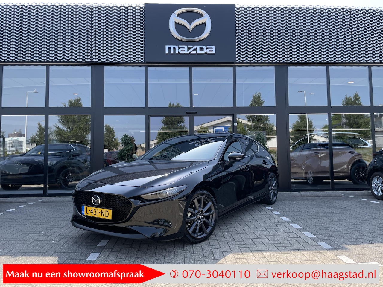 Mazda 3 Sport - 2.0 e-SkyActiv-G M Hybrid 150 Sportive 1e Eigenaar / Dealer Onderhouden - AutoWereld.nl