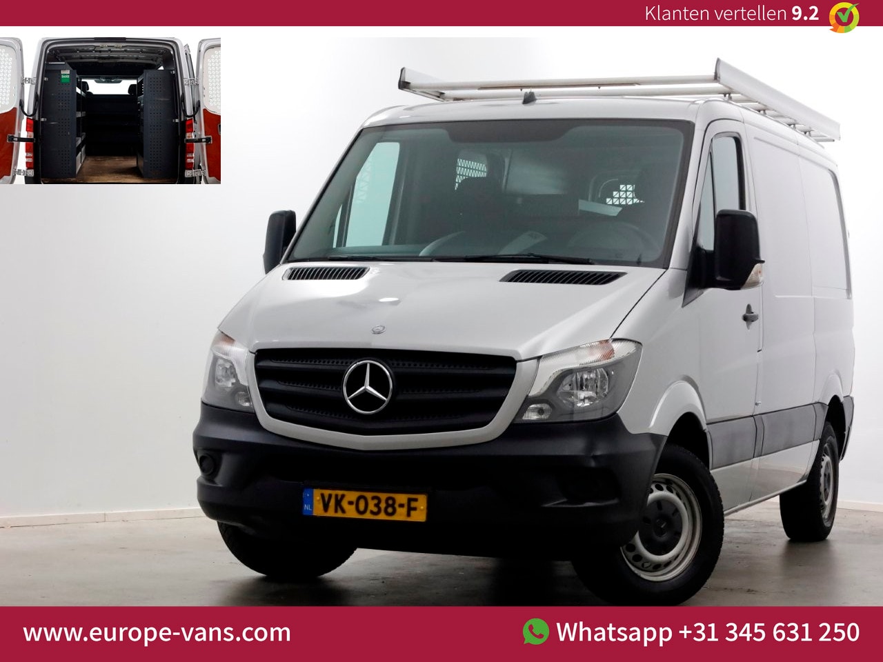 Mercedes-Benz Sprinter - 313 CDI 130pk L1H1 Airco/Inrichting/Trekhaak 2800kg 09-2014 - AutoWereld.nl