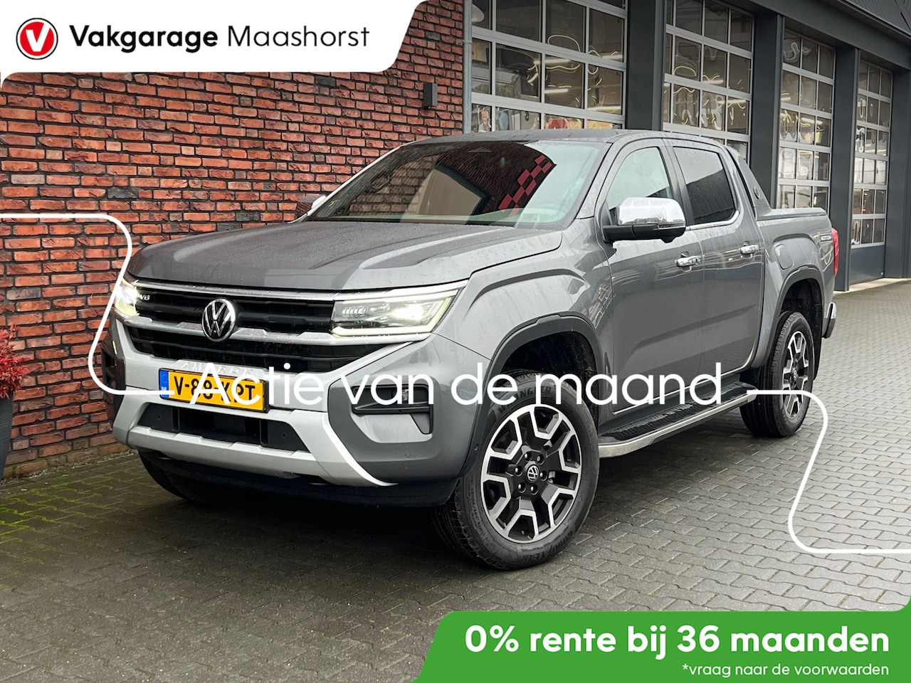 Volkswagen Amarok - 3.0 TDI 4Motion 360°Camera/Adapt.Cruise/LaneAssist/LED/PDC/DAB/Clima/Airco/Trekhaak/AppCon - AutoWereld.nl