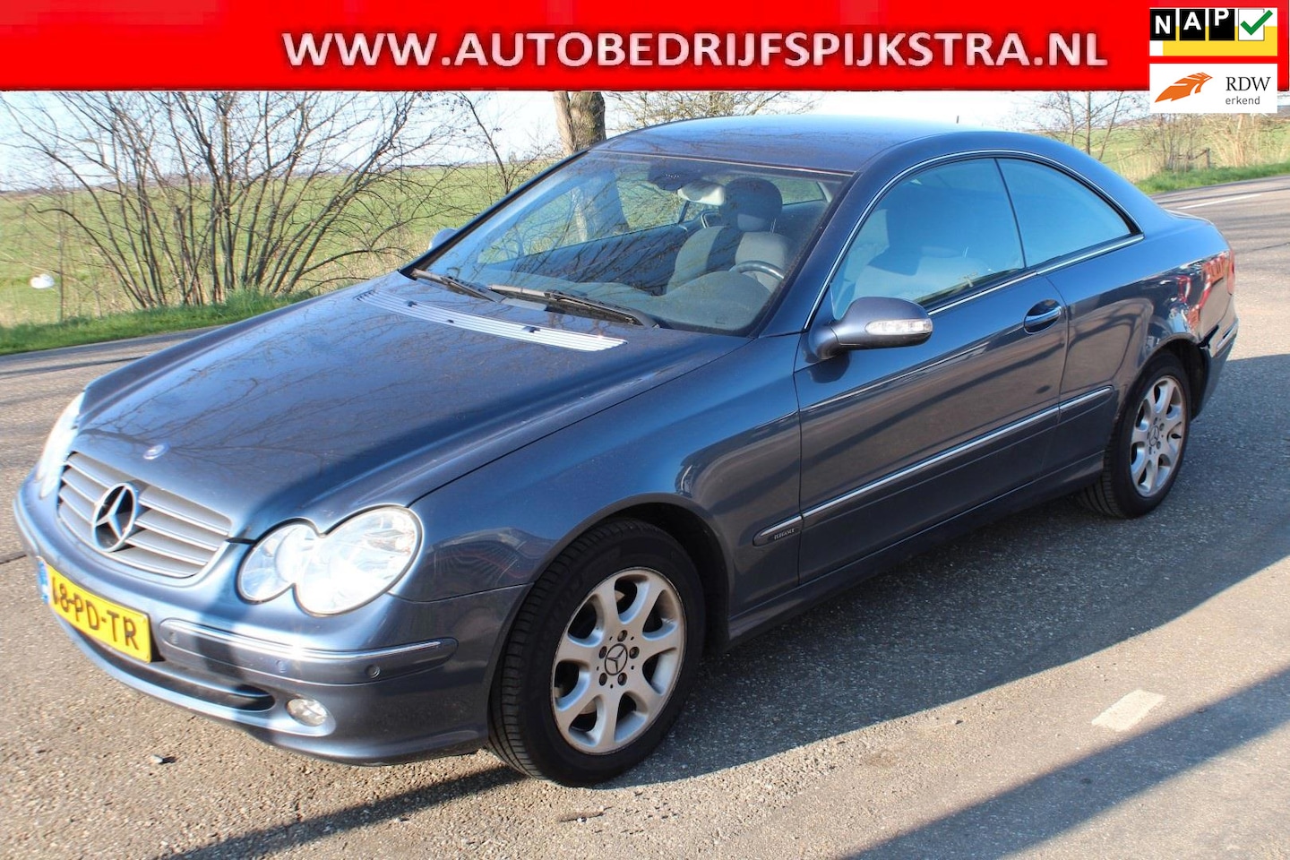 Mercedes-Benz CLK-klasse Coupé - 240 Elegance AUT // WEINIG KM // - AutoWereld.nl