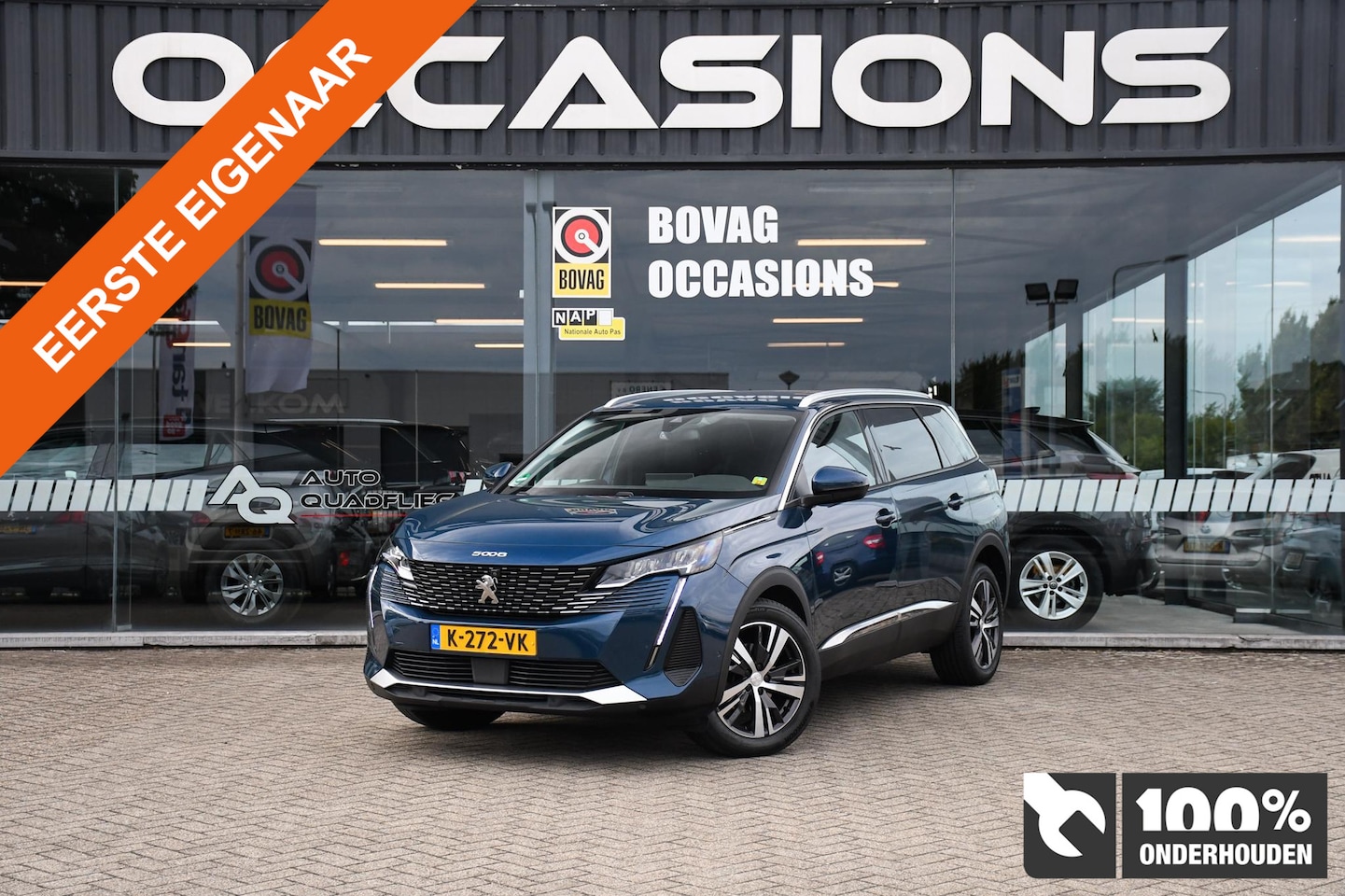 Peugeot 5008 - 1.2 ALLURE 1 EIGENAAR/ APPLE CARPLAY/ LEDER - AutoWereld.nl