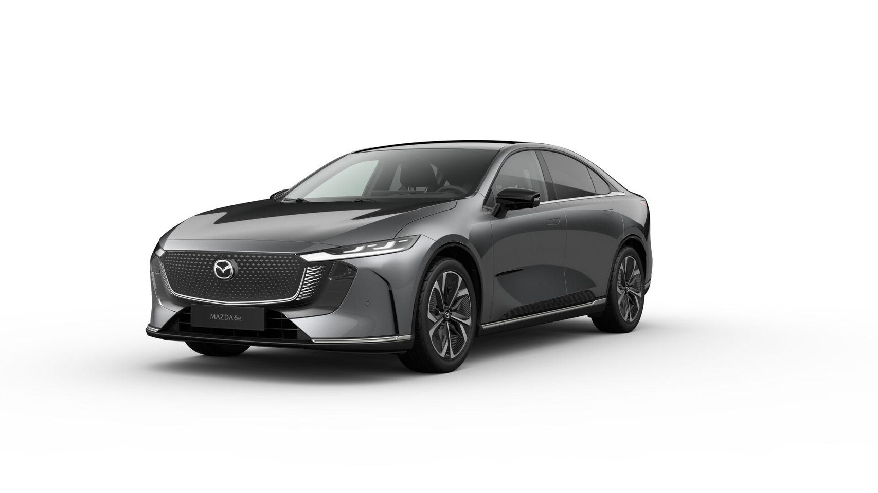 Mazda 6e - Takumi Long Range 80 kWh / Machine Grey / Zwart kunstleder - AutoWereld.nl