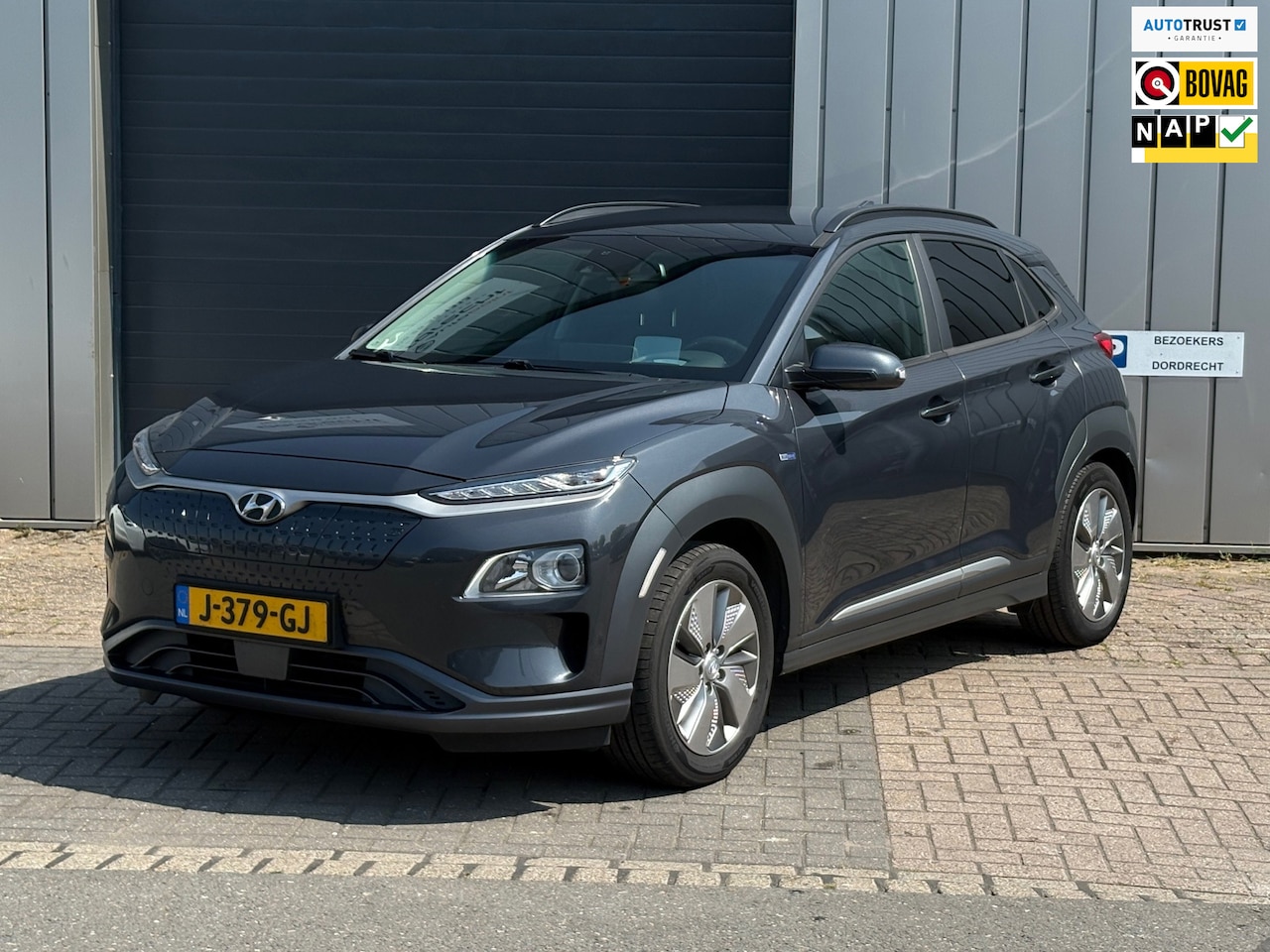 Hyundai Kona Electric - EV 64 kWh|FASE 3|SOH 100%|TREKHAAK|1E EIG|DEALER OND|HEADUP|NAVI|LEER - AutoWereld.nl