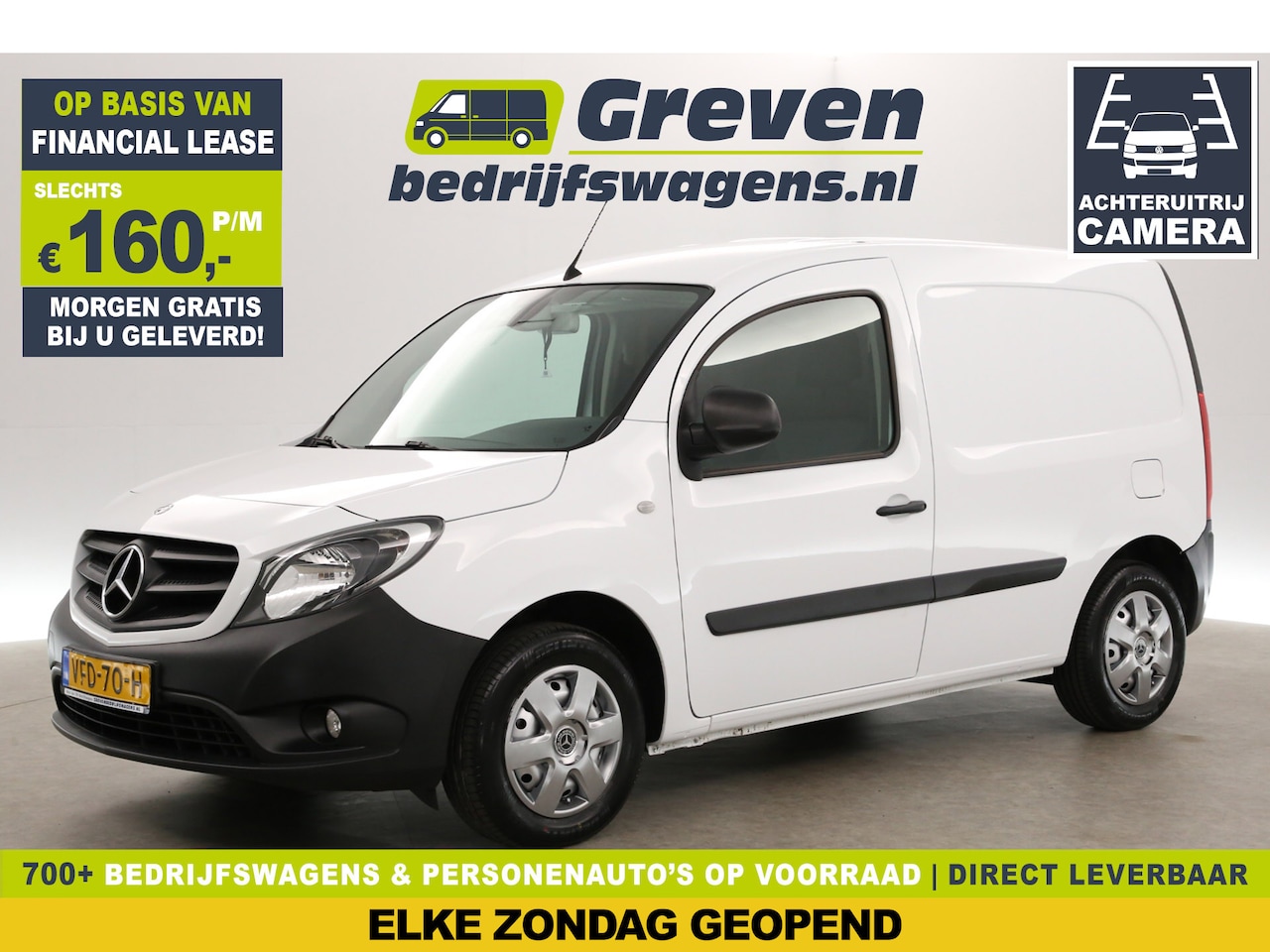 Mercedes-Benz Citan - 109 CDI L1H1 Airco Cruise Camera Trekhaak Navigatie Elektrpakket - AutoWereld.nl