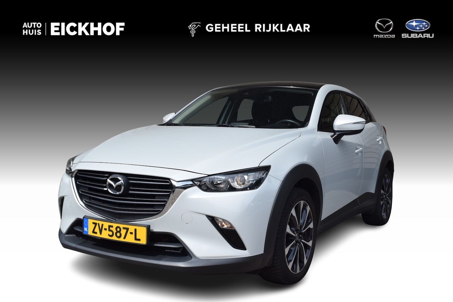 Mazda CX-3 - 2.0 SkyActiv-G 120 Sport Selected - Afneembare trekhaak - All season banden - Zwart dak - AutoWereld.nl
