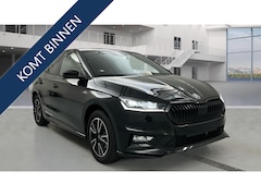 Skoda Fabia - 1.0 TSI 116PK MONTE CARLO BLACK CAMERA LED STOEL/STUUR VERW ADAP, CRUISE VIC.COCKPIT 03/20