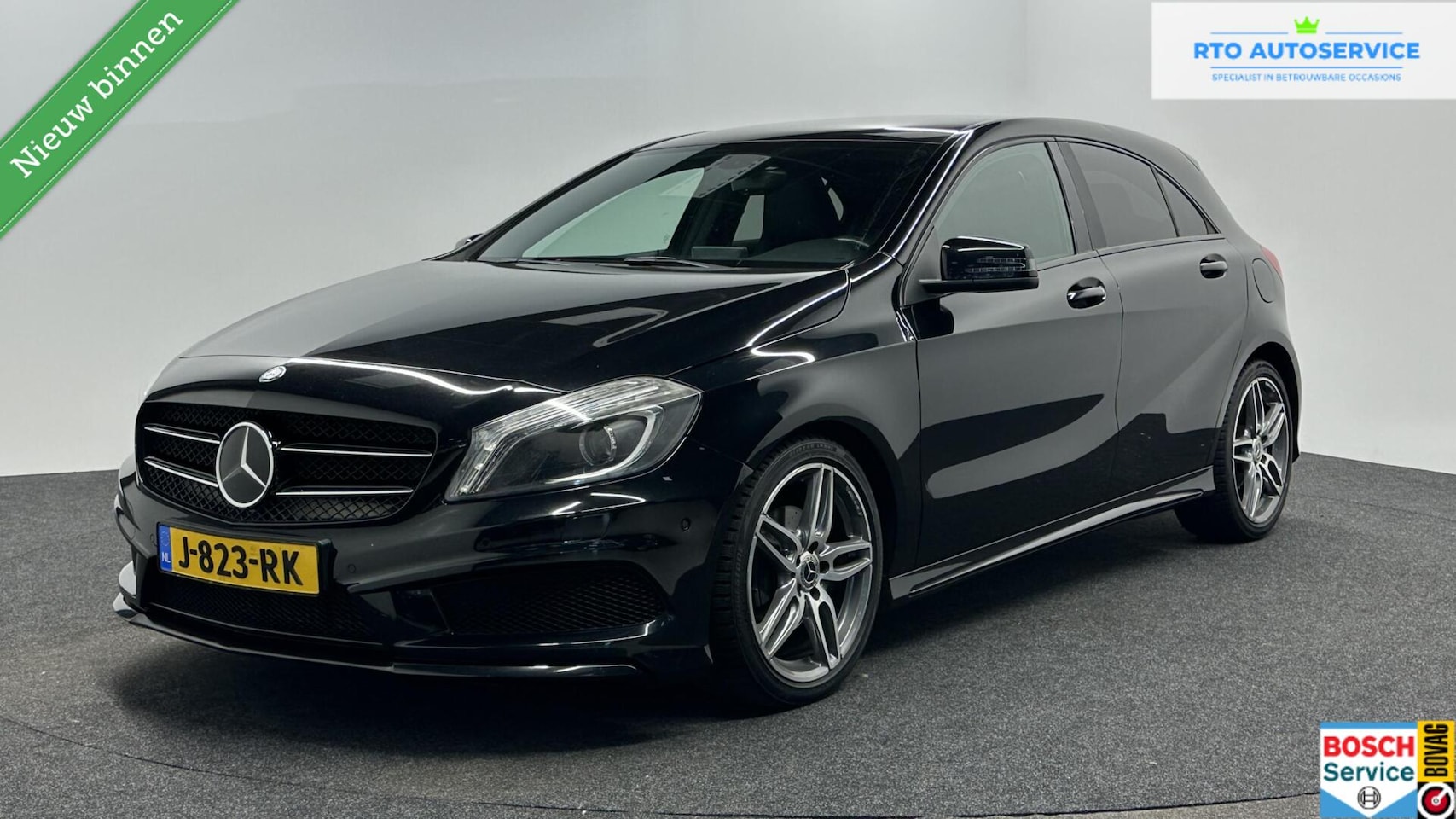Mercedes-Benz A-klasse - 200 Ambition AMG NAVI-STOELVERWARMING-ZWARTE HEMEL - AutoWereld.nl