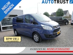 Ford Transit Custom - 2.2 TDCI 155PK, L1H1, Limited, Dubbel Cabine, Airco, 2 x Schuifdeur, Nieuwe motor bij 163.