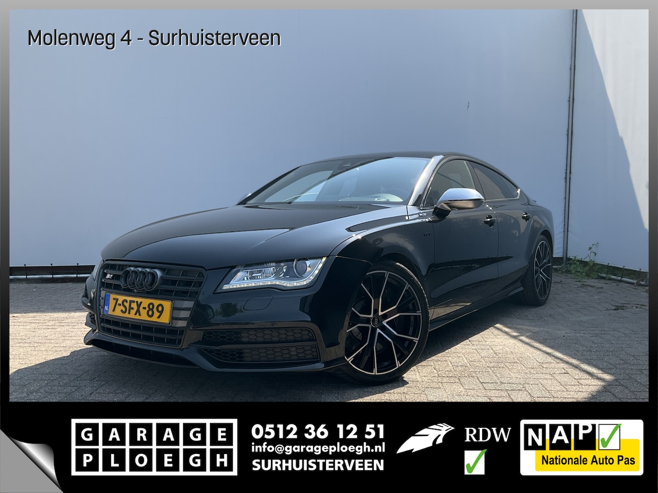 Audi A7 Sportback - 4.0 TFSI S7 quattro Pro Line plus RS-stoelen Carbon pakket Luchtvering Headup Blindspot - AutoWereld.nl