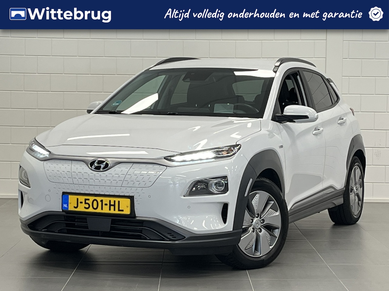 Hyundai Kona Electric - EV Premium 64 kWh FULL LED | LEDER | NAVIGATIE | LONG RANGE - AutoWereld.nl
