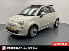Fiat 500 C - 1.2i Lounge Automaat-Airco-Parkeersensoren-Lm15''velgen-Half Lederen Bekleding