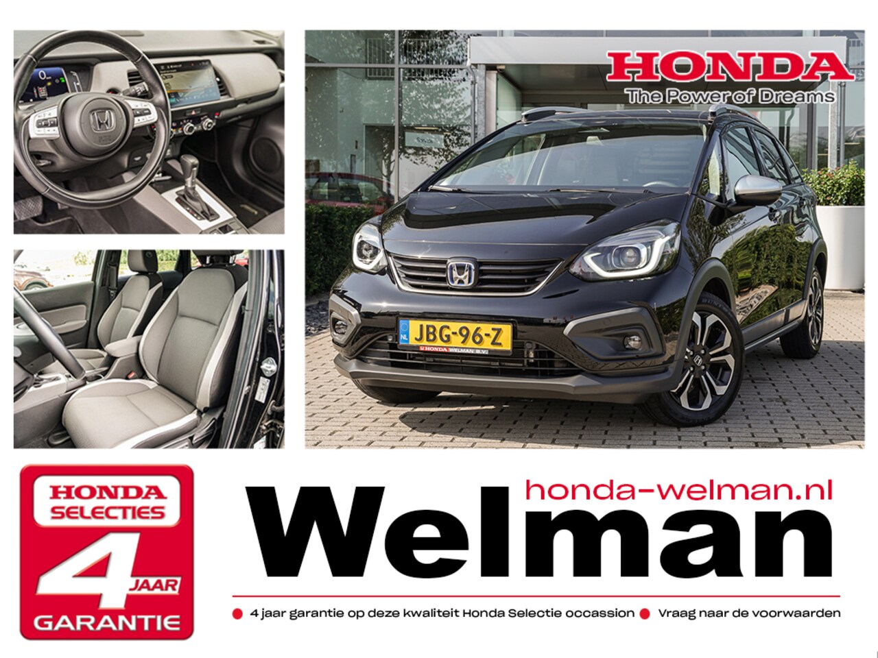 Honda Jazz - 1.5i e:HEV CROSSTAR - FULL HYBRID - PREMIUM SOUND - AutoWereld.nl