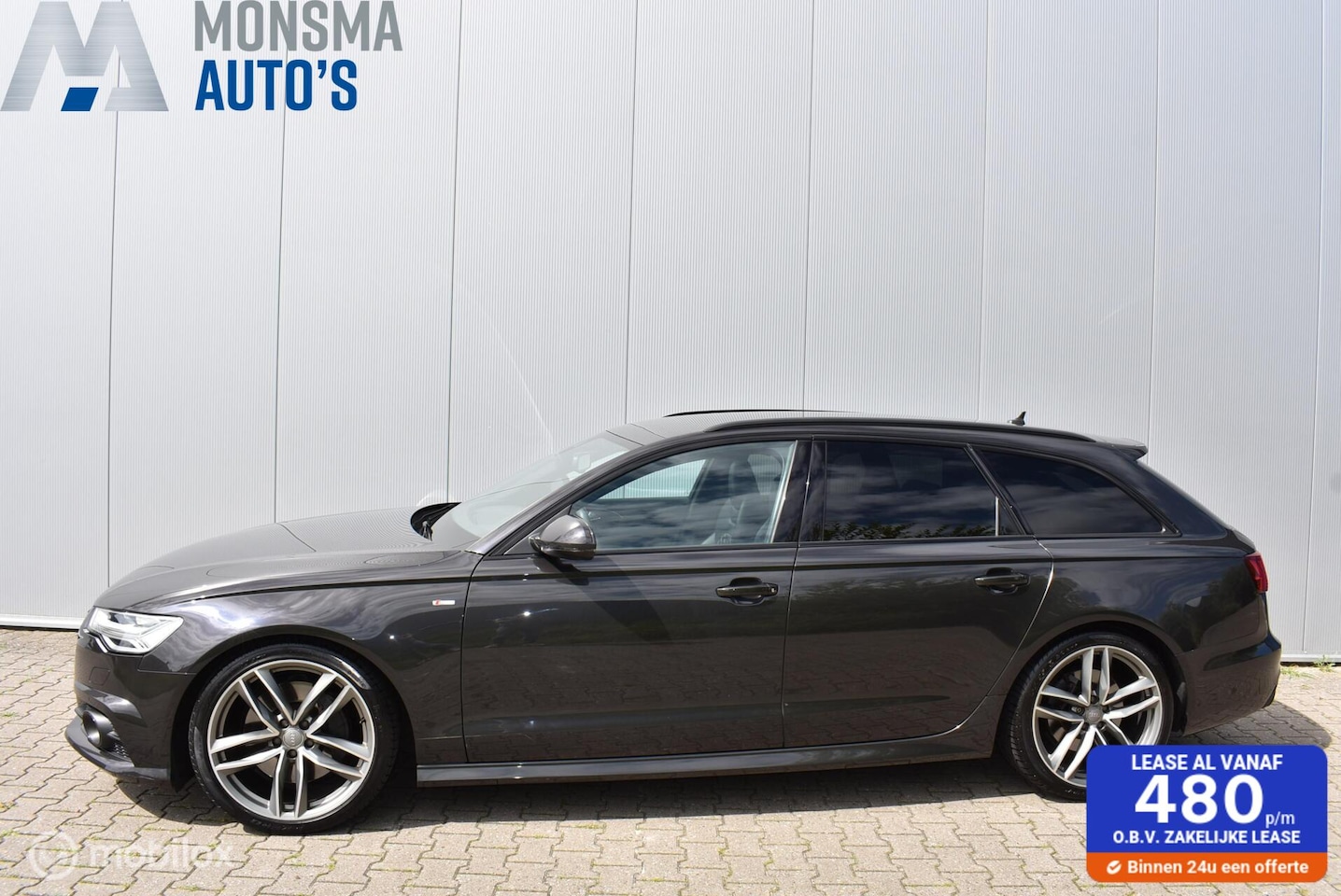 Audi A6 Avant - 3.0 TFSI q. MTM 440pk Oolonggrau RS-stoelen ACC Bose Leder 20" LMV Trekhaak *Zr Mooi! - AutoWereld.nl