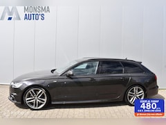 Audi A6 Avant - 3.0 TFSI q. MTM 440pk Oolonggrau RS-stoelen ACC Bose Leder 20" LMV Trekhaak *Zr Mooi