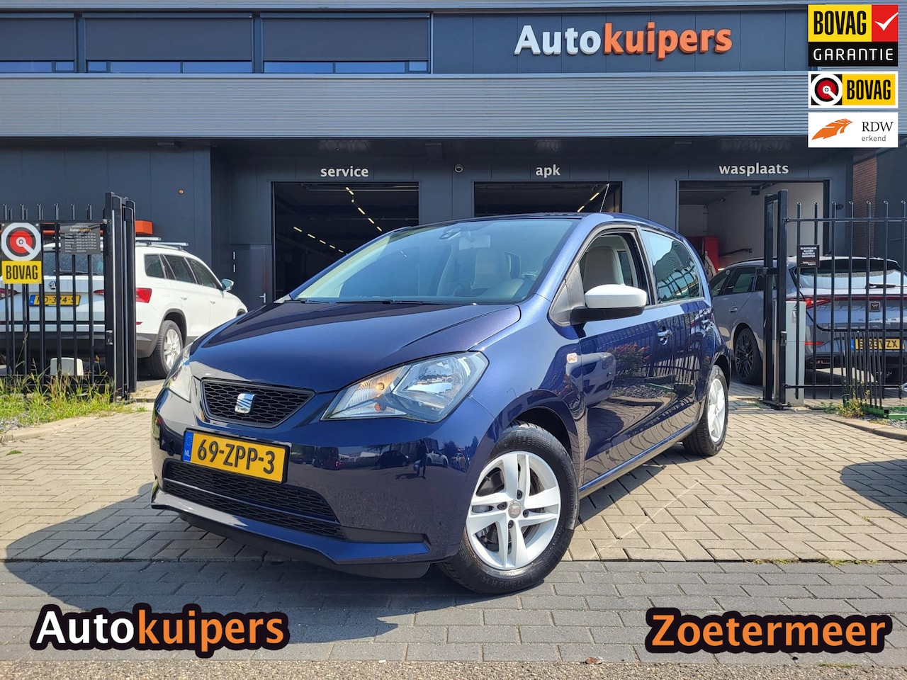 SEAT Mii - 1.0 @Mii | DEALER ONDERHOUDEN | 1e EIGENAAR | Met navigatie, bluetooth en airco! - AutoWereld.nl