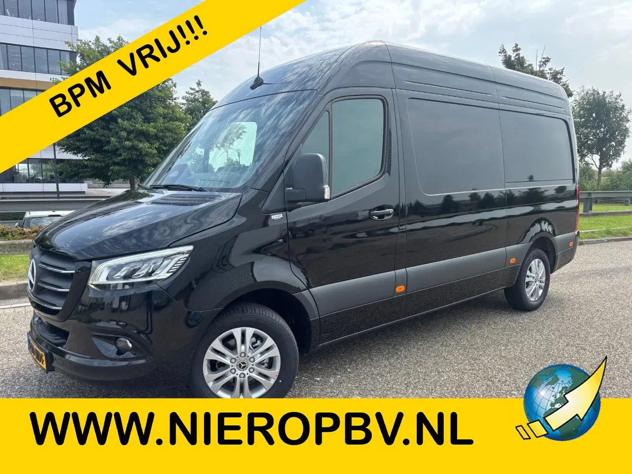 Mercedes-Benz Sprinter - 319CDI L2H2 Automaat Airco Led/Xenon Cruisecontrol 3500KG Trekhaak BPM VRIJ - AutoWereld.nl