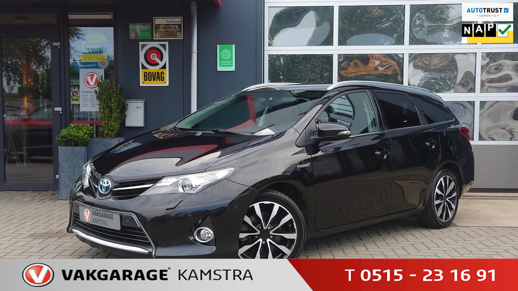 Toyota Auris Touring Sports - 1.8 Hybrid NAP Navi/Cam/Clima/Cruise - AutoWereld.nl
